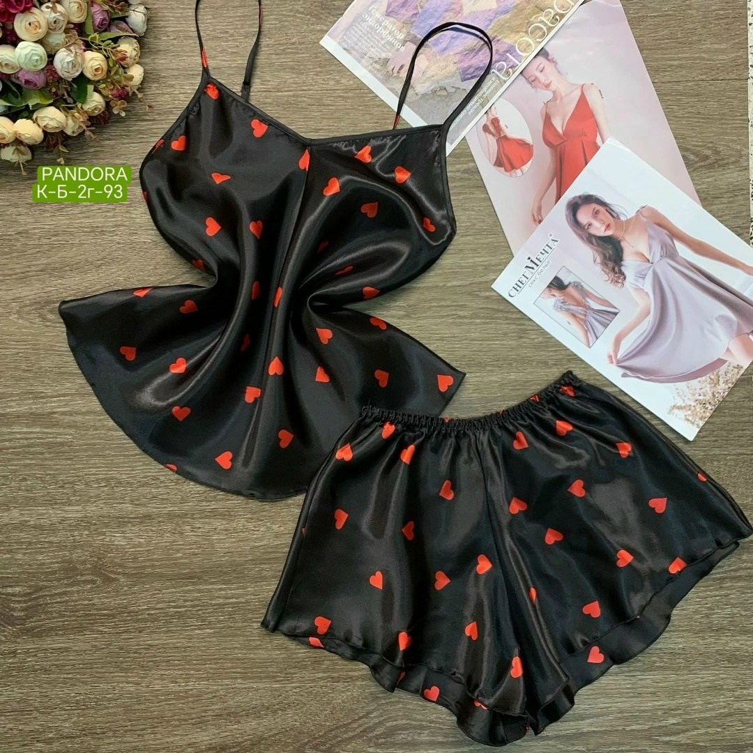 женская пижама топ и шорты,пижама женская с шортами атласная,пижама женская топ,пижама женская,женская пижама с шортами