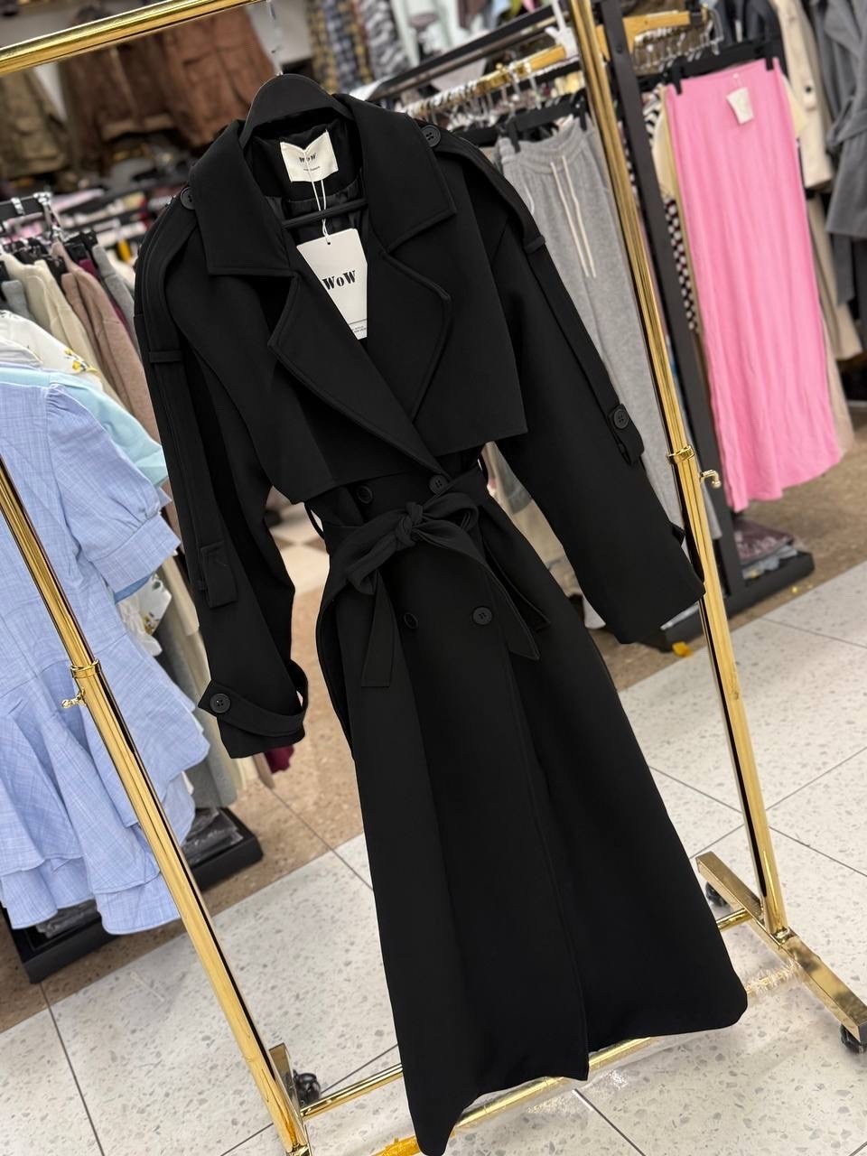 тренч женский,тренч длинный,тренч женский длинный хаки,тренч instyle,длинный плащ