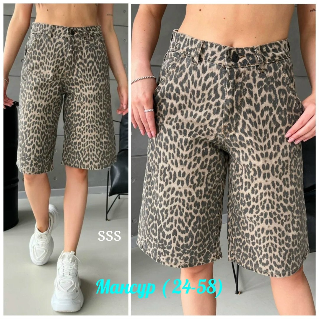 женские шорты,шорты бермуды,джинсовые шорты леопардовые wooх,шорты бермуды джинсовые леопардовые широкие y2k,шорты бриджи