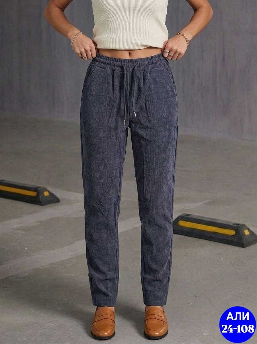 штаны вельвет,женские спортивные брюки джоггеры,штаны женские,женские брюки 36697 (шоколад),женские брюки