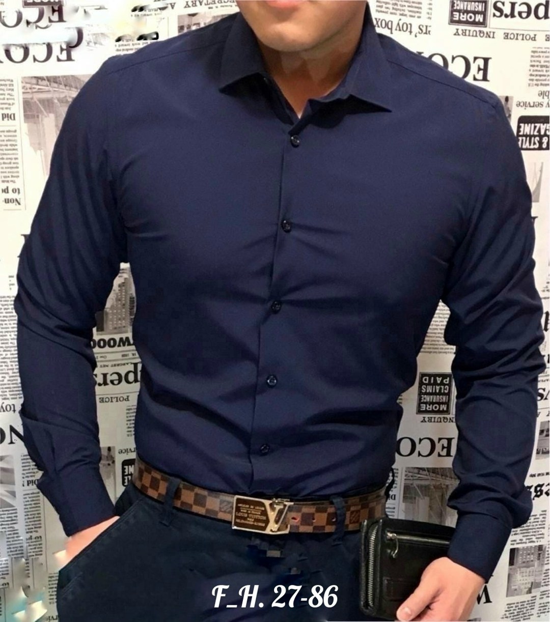 стрейчевая рубашка мужская,рубашка черная,рубашка черная мужская,рубашка мужская,мужская рубашка с длинными рукавами