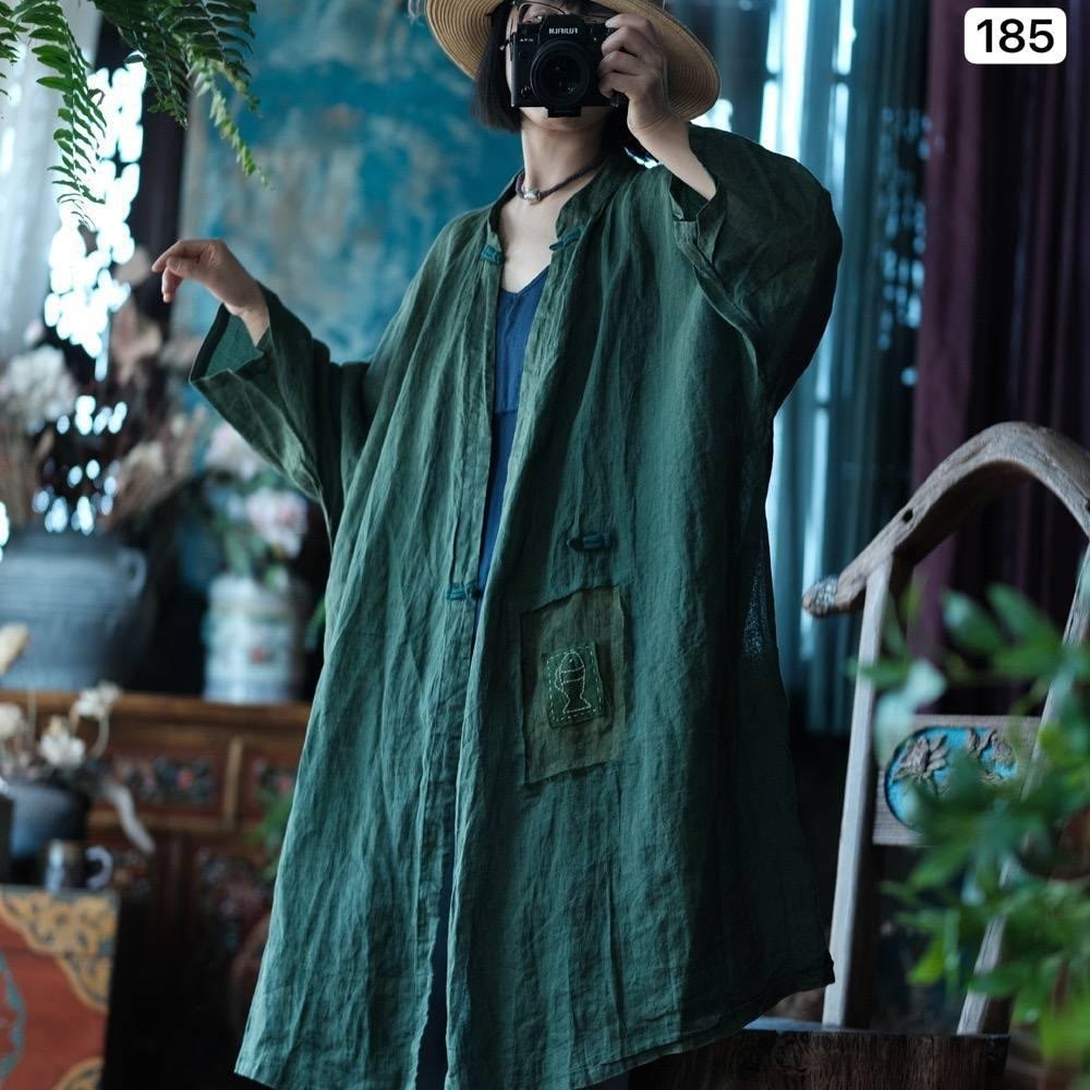 женские винтажные льняные рубашки и топы johnature,в стиле бохо,винтажное пальто,винтажная куртка,женская льняная рубашка johnature