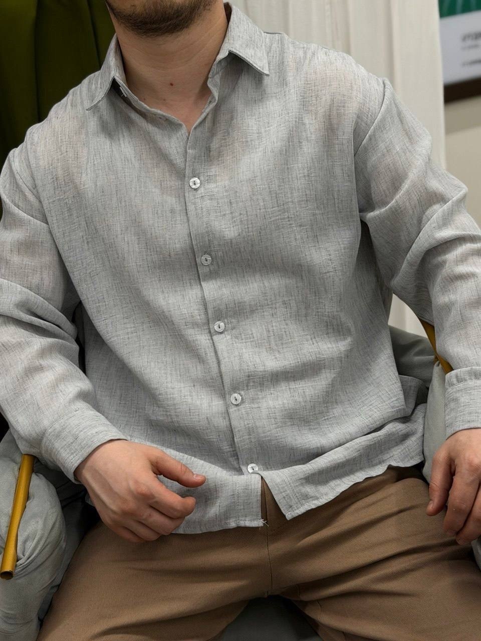 рубашка,классическая рубашка,рубашка мужская,рубашка кэжуал,рубашка мужская из льна