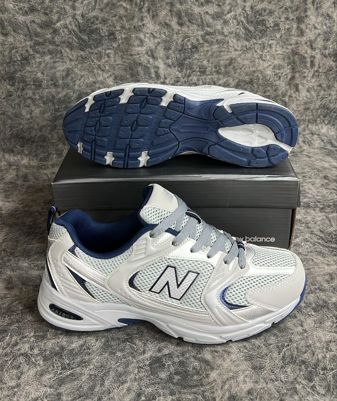 кроссовки new balance,кроссовки new balance 530,new balance 530 white silver navy,,кроссовки new balance 530 white silver navy