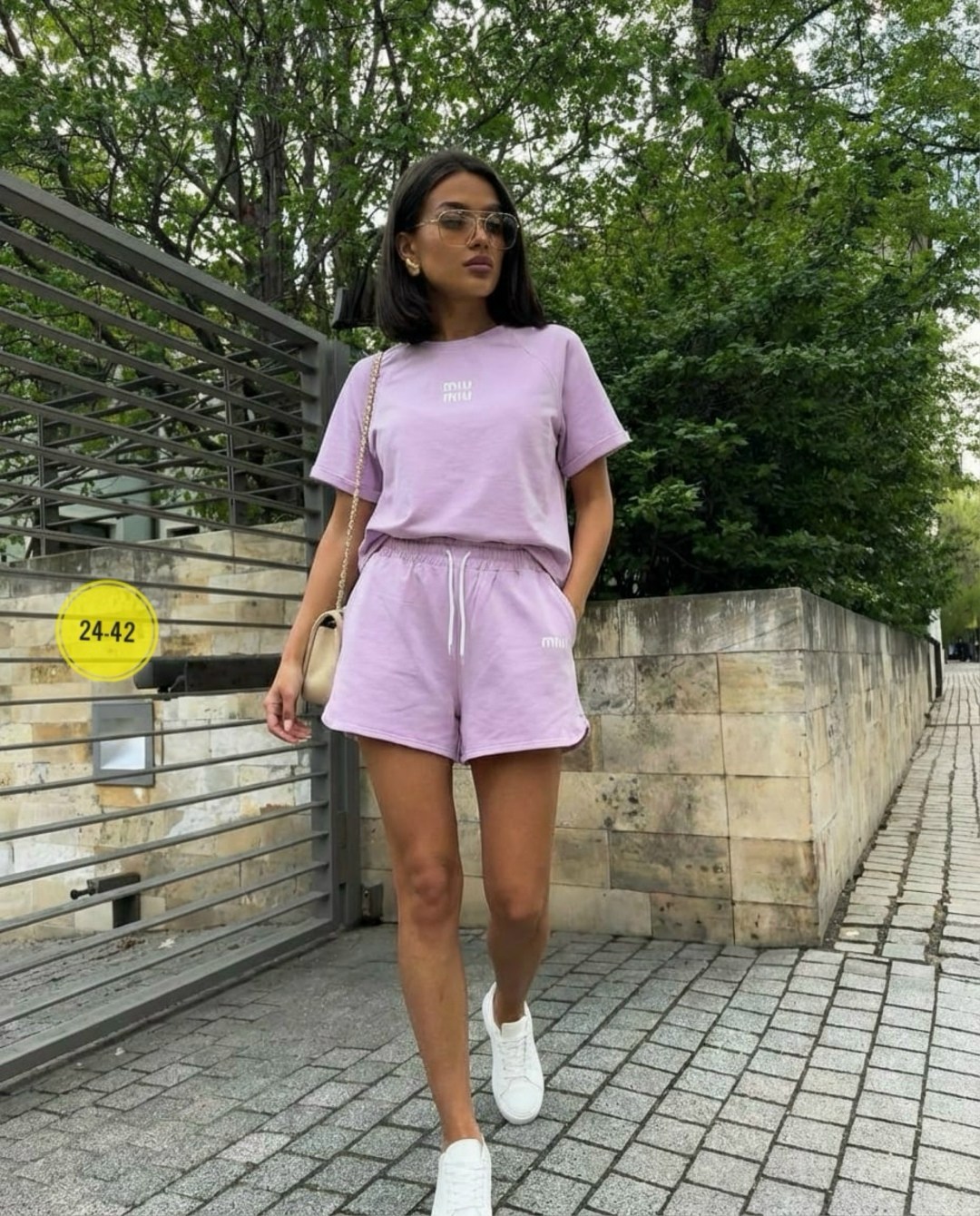 сиреневый костюм с шортами,летние костюмы,,лавандовый костюм с шортами,костюм женский с шортами