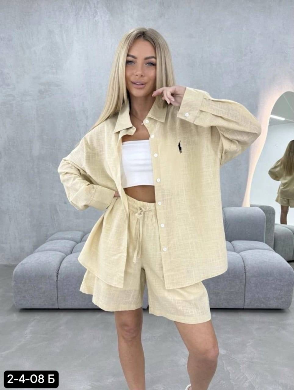 льняной костюм женский летний с шортами,льняной костюм женский летний с шортами и рубашкой,костюм женский с шортами,костюм с шортам,костюм с шортами женский летний