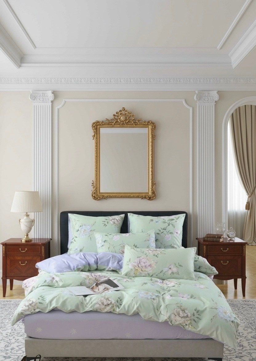 кровать с балдахином,интерьер спальной,деревянная кровать с балдахином,кровать с балдахином двуспальная деревянная,спальни дизайн