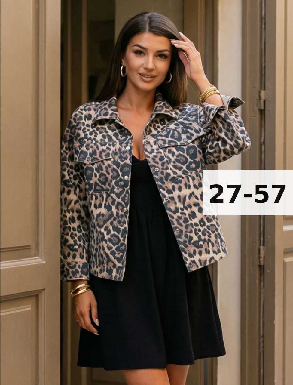 женская джинсовая куртка с леопардовым принтом,леопардовая куртка,повседневная куртка,джинсовая куртка с леопардовым принтом,женская куртка