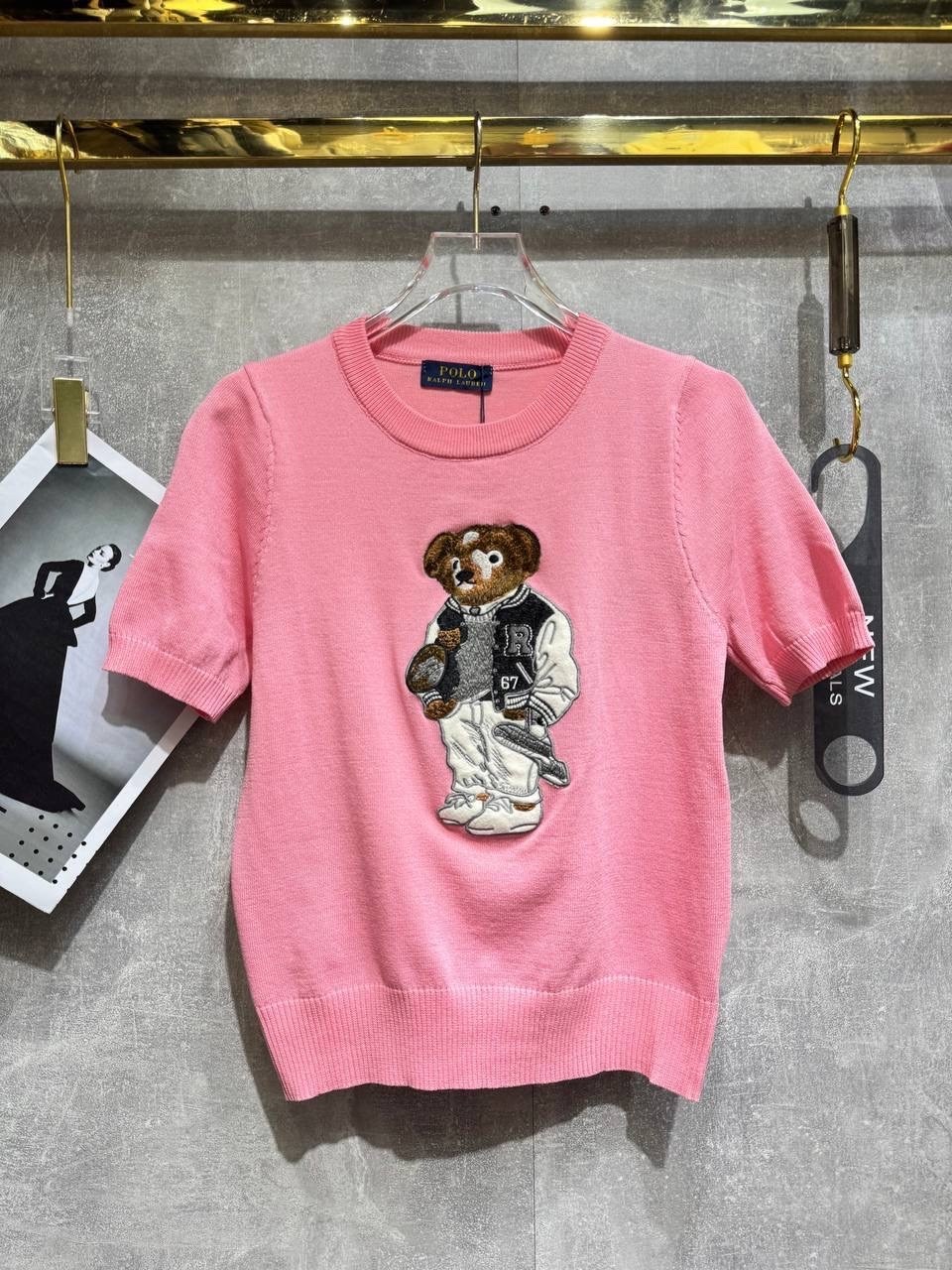 ральф лорен одежда с мишкой,футболки ральф лорен с медведем,кашемировый свитер медведь ralph lauren,футболка с вышивкой,джемпер с мишкой