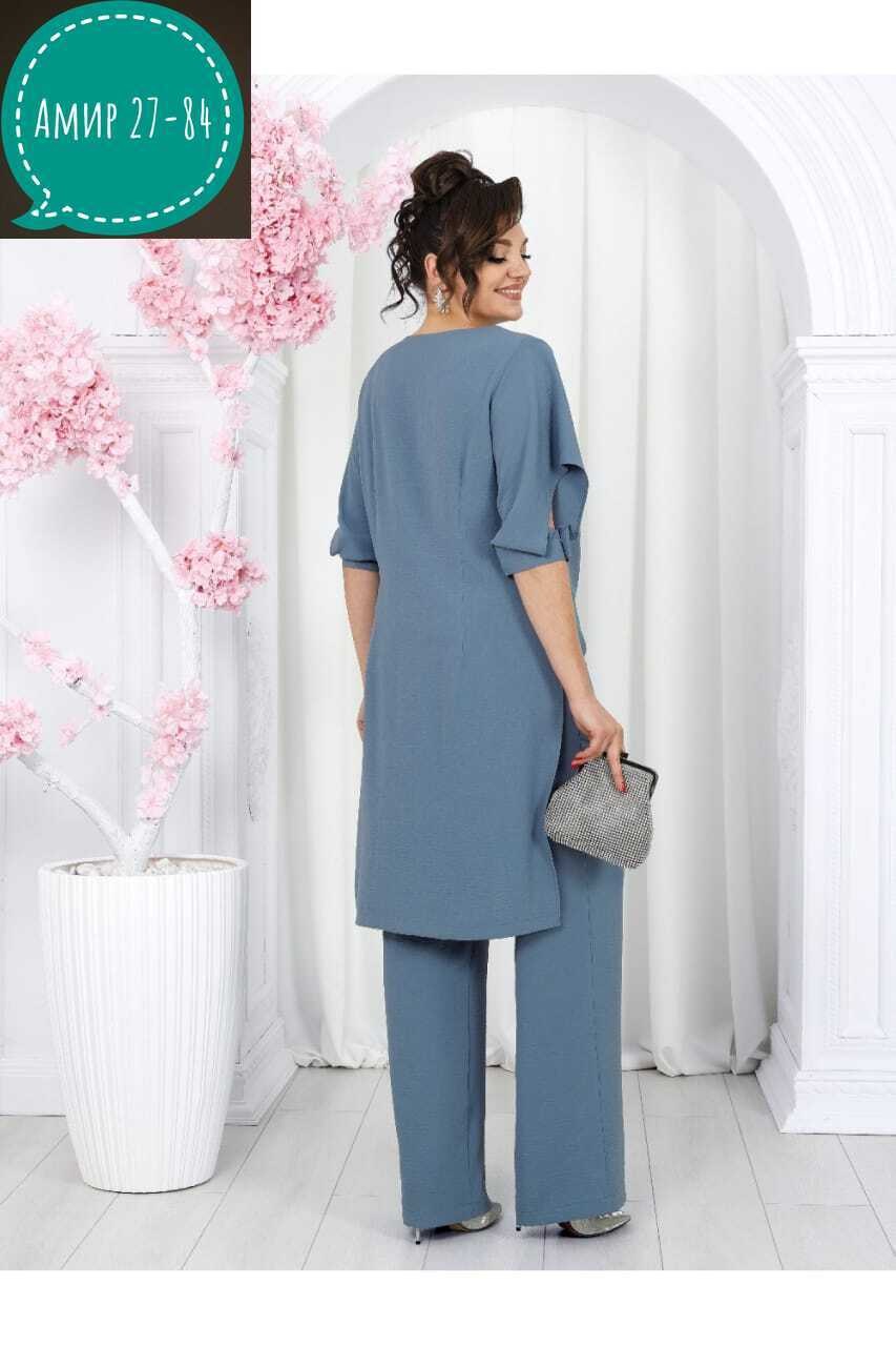 костюм/комплект ninele (нинель шик ) 7440 двойка морской размер 48-60,костюм брючный летний двойка,брючный комплект ninele 6050 василек,брючный костюм ninele арт: 6051,костюм/комплект ninele (нинель ш