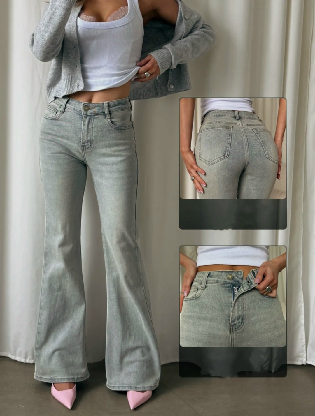 джинсы клеш женские,штаны джинсы,женские джинсы,джинсы для женщин с высокой талией,женские прямые джинсовые брюки