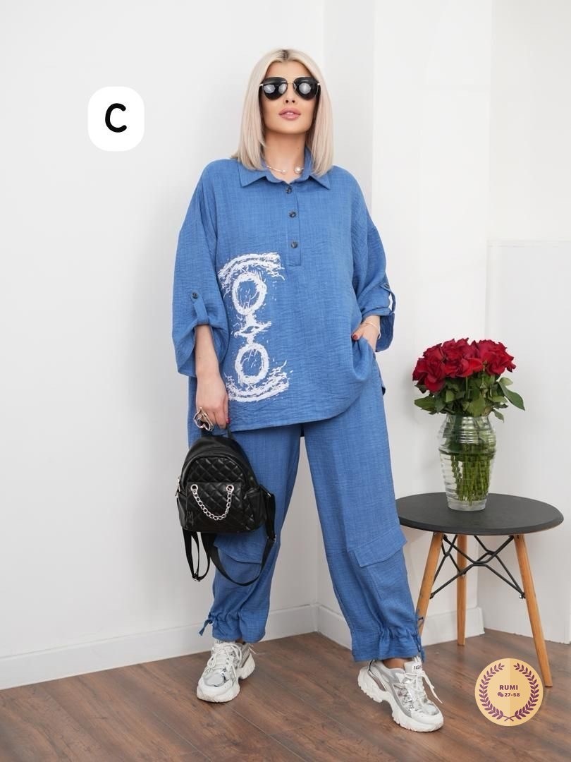 женские костюмы больших размеров,костюм повседневный,брючный комплект,женские костюмы,летние костюмы