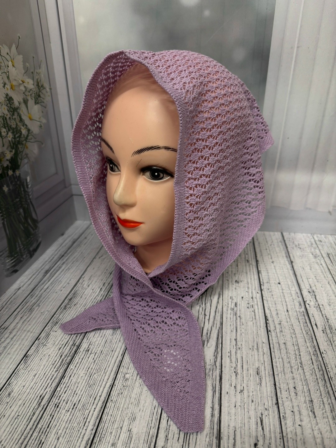 шапка для женщин,шапка платок,женская шапка,шарфы для женщин,ажурная косынка