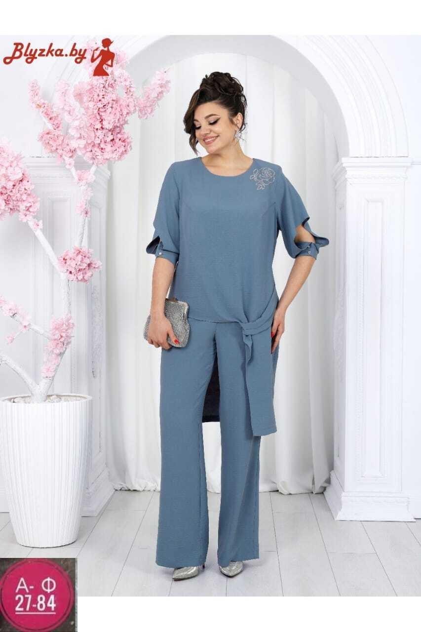 брючный костюм нинель шик 6051 синий двойка,комплект брючный ninele 6051 синий,брючный костюм ninele арт: 6051,комплекты брючные ninele 6050 синий,брючный комплект ninele 6050 василек