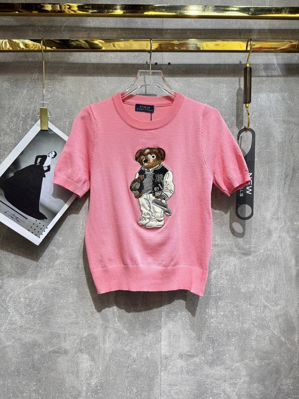 ральф лорен одежда с мишкой,футболки ральф лорен с медведем,кашемировый свитер медведь ralph lauren,футболка с вышивкой,джемпер с мишкой