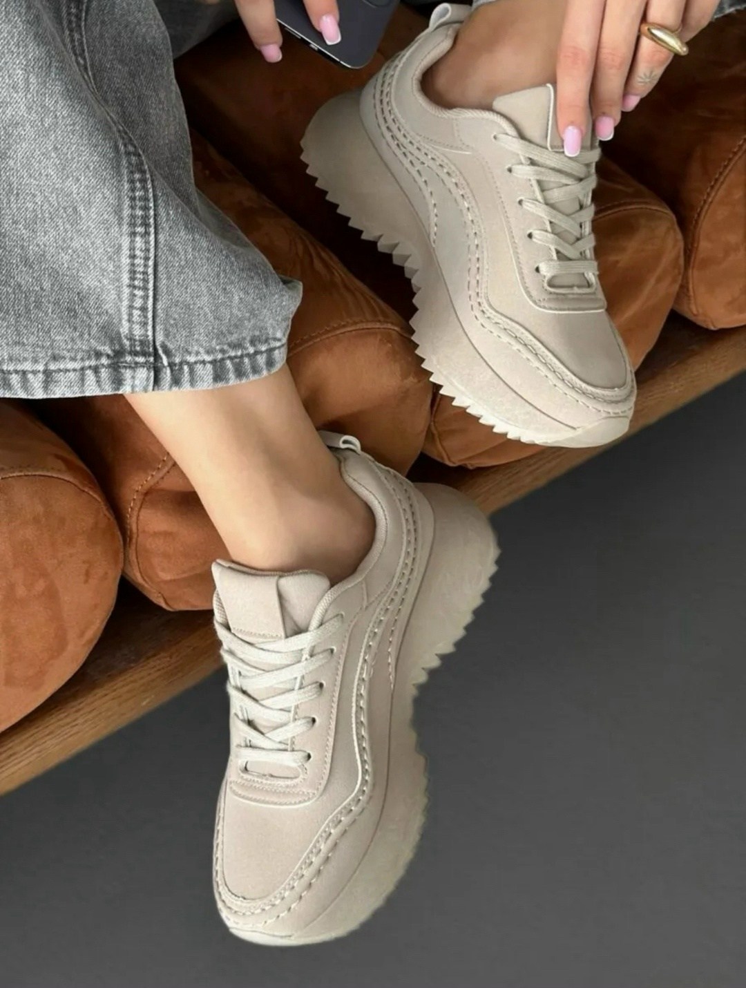 ,кроссовки женскиe,бежевые кроссовки,кроссовки на высокой подошве,женские кроссовки на платформе