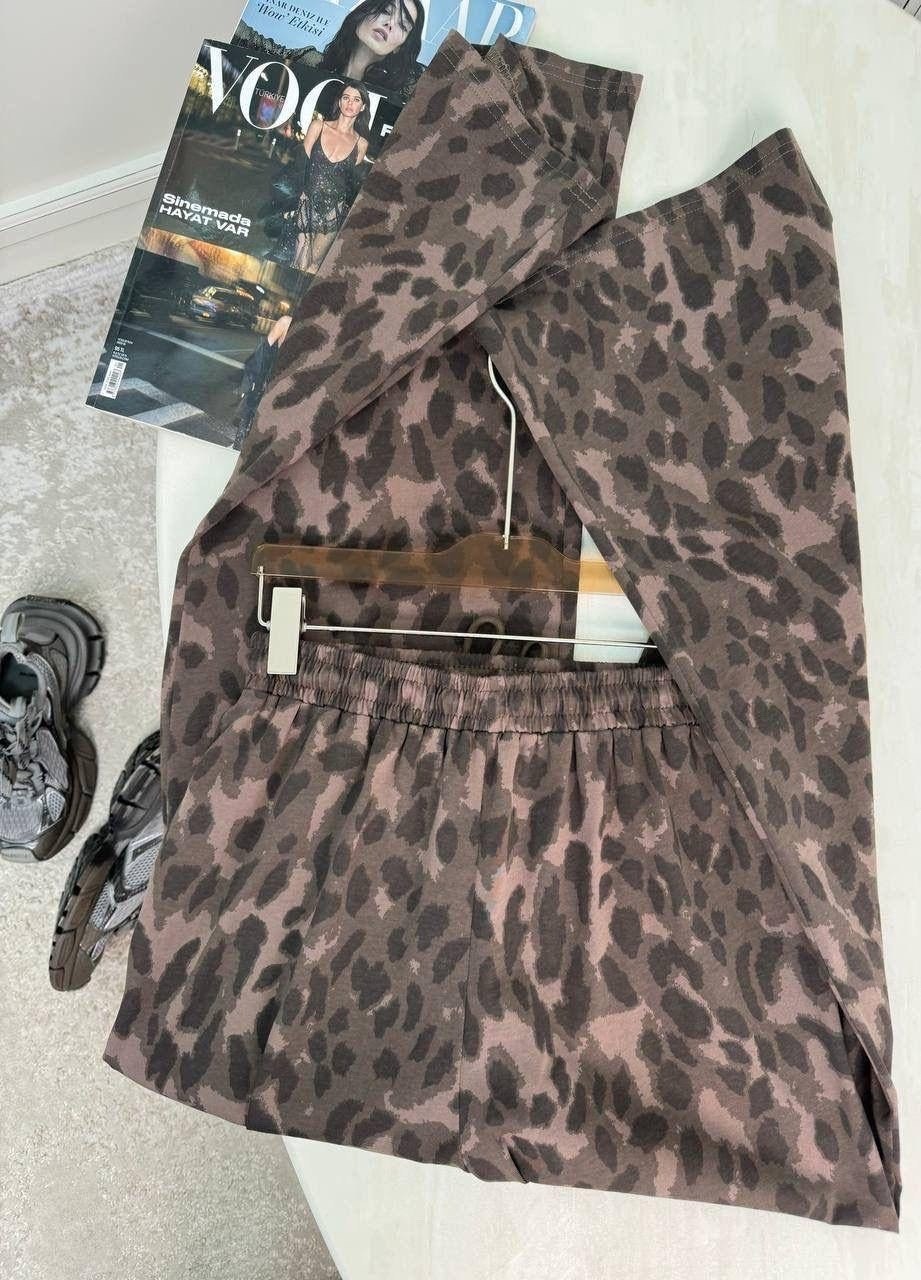 брюки женские,женские штаны,леопардовые брюки,брюки женские палаццо