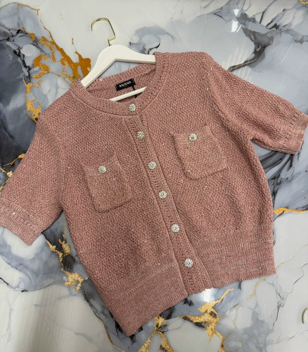 розовый твидовый жакет,вязаные жакеты,жакет в стиле шанель,женский твидовый пиджак,ривер исланд жакет розовый