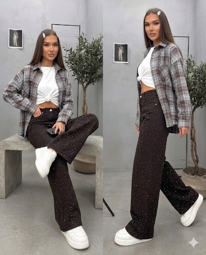 джинсы со стразами,женские джинсы со стразами,джинсы широкие со стразами,штаны со стразами,женские джинсы