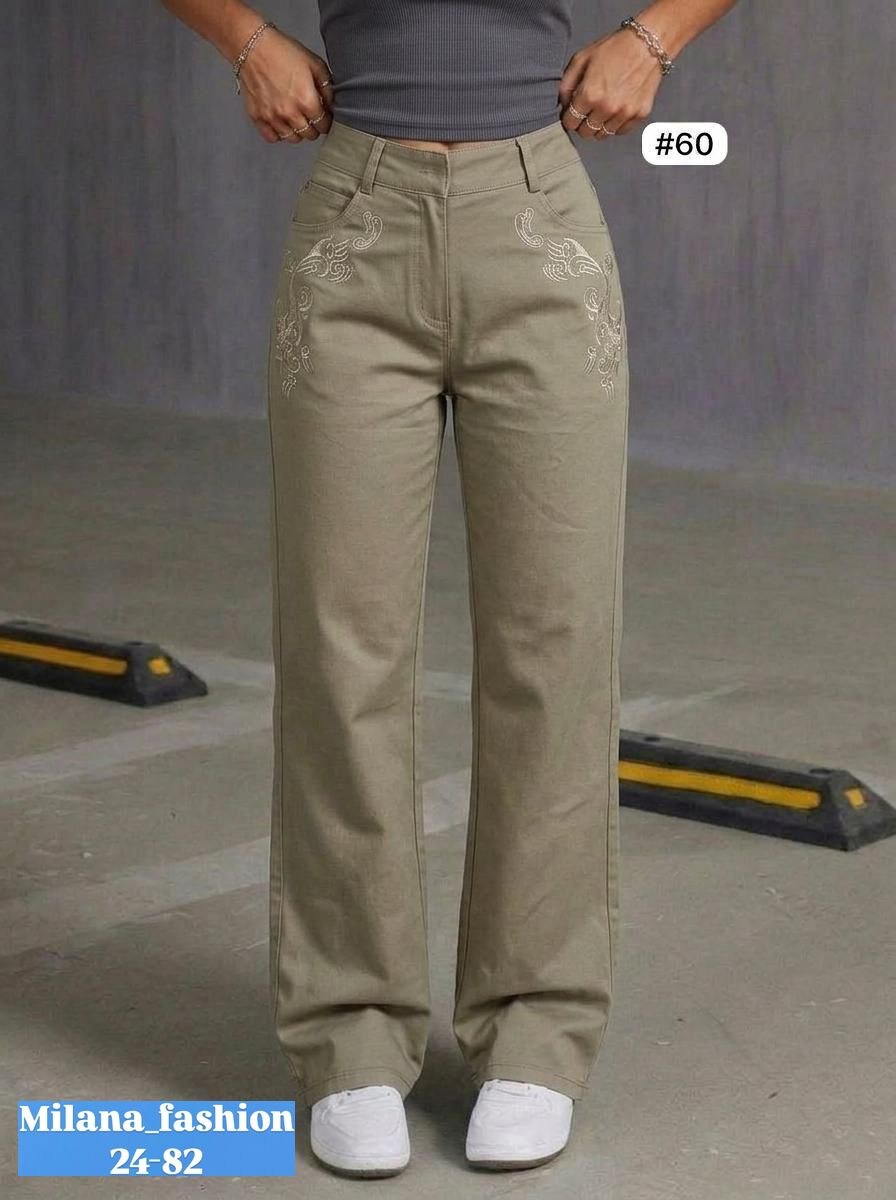 брюки джинсы,джинсы с вышивкой,модные брюки,брюки вышивка,женские джинсы