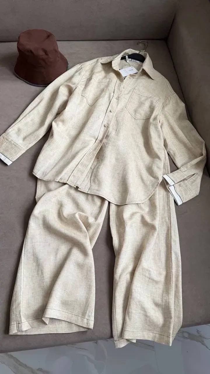 мужской костюм льняной,костюм льняной,бежевый костюм,льняной костюм loro piana с рубашкой,стильные костюмы