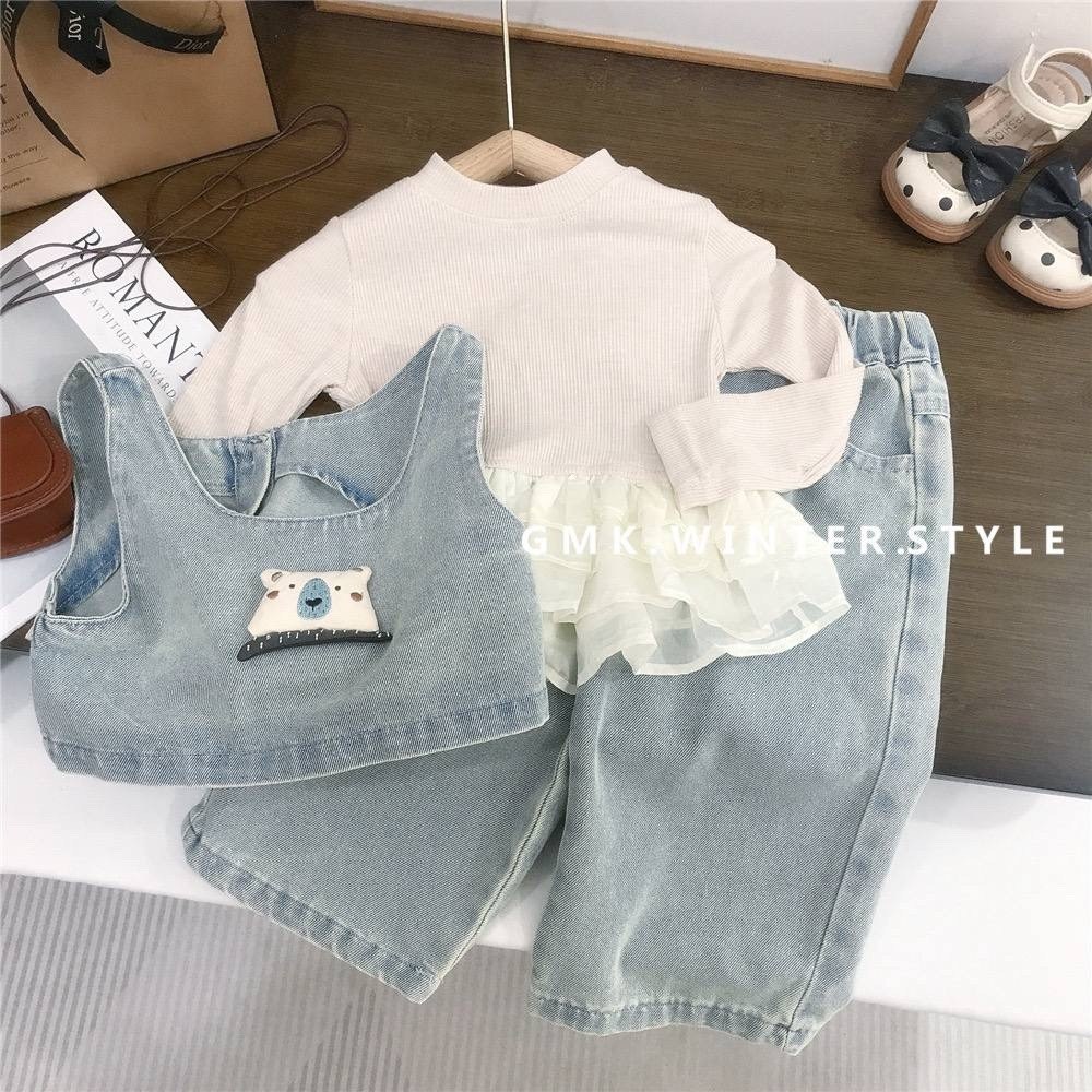 комплект одежды для девочек,джинсовый костюм для девочки,одежда для маленьких,одежда для малыша,джинсовые комбинезоны