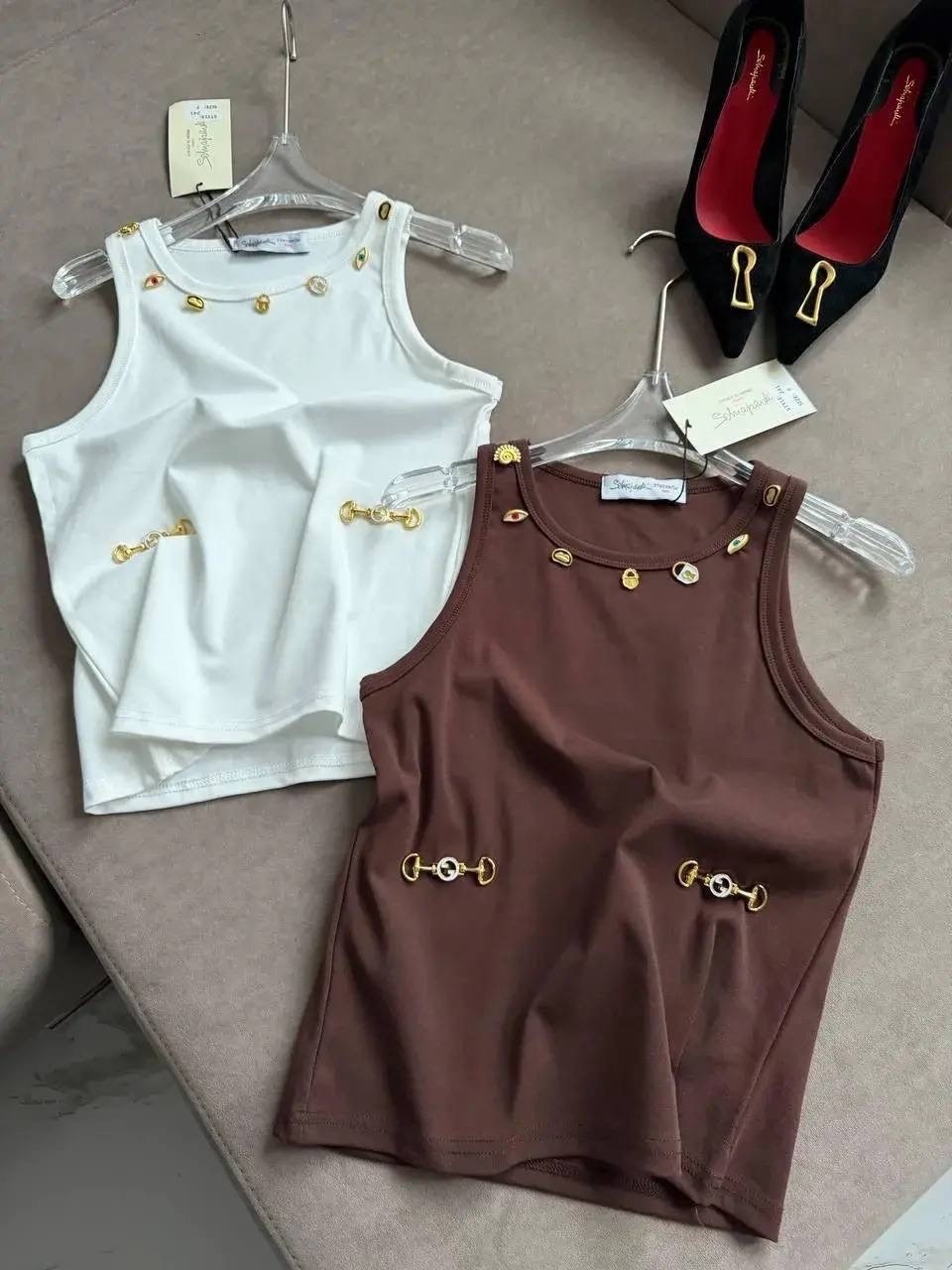 топы модные,футболки для девочек,майка женская,летние футболки,брендовые женские