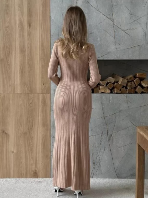 платье трикотажное макси emberens,платье трикотажное макси,вязаное платье лапша,платье трикотажное,вязаное платье