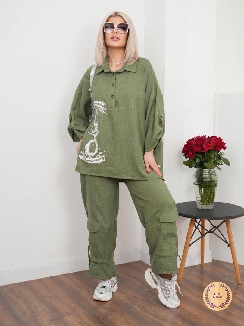 женские костюмы больших размеров,костюм повседневный,брючный комплект,женские костюмы,летние костюмы