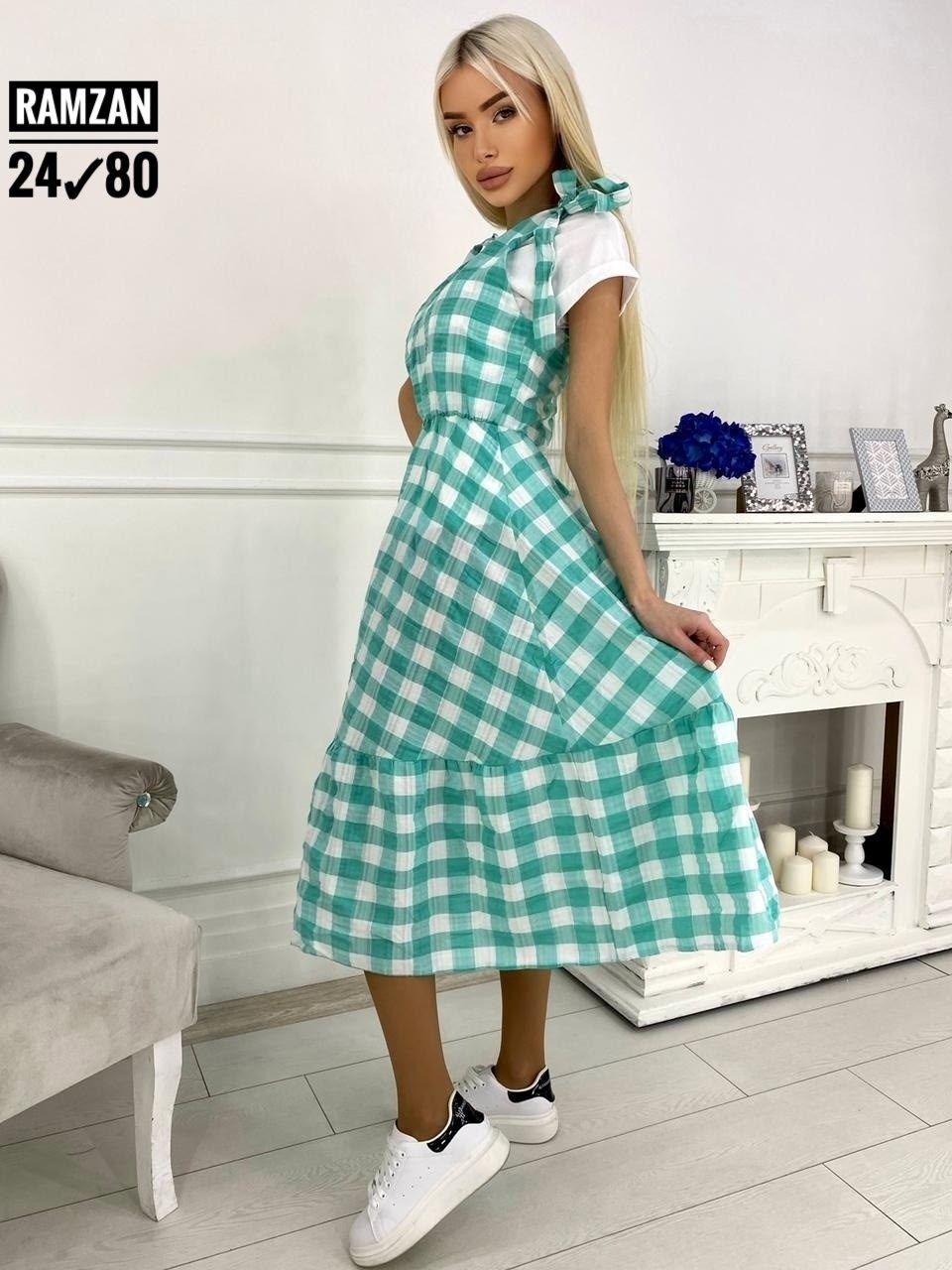 платья и сарафан,сарафан в клетку,сарафан,платье в клетку,летнее платье в клетку