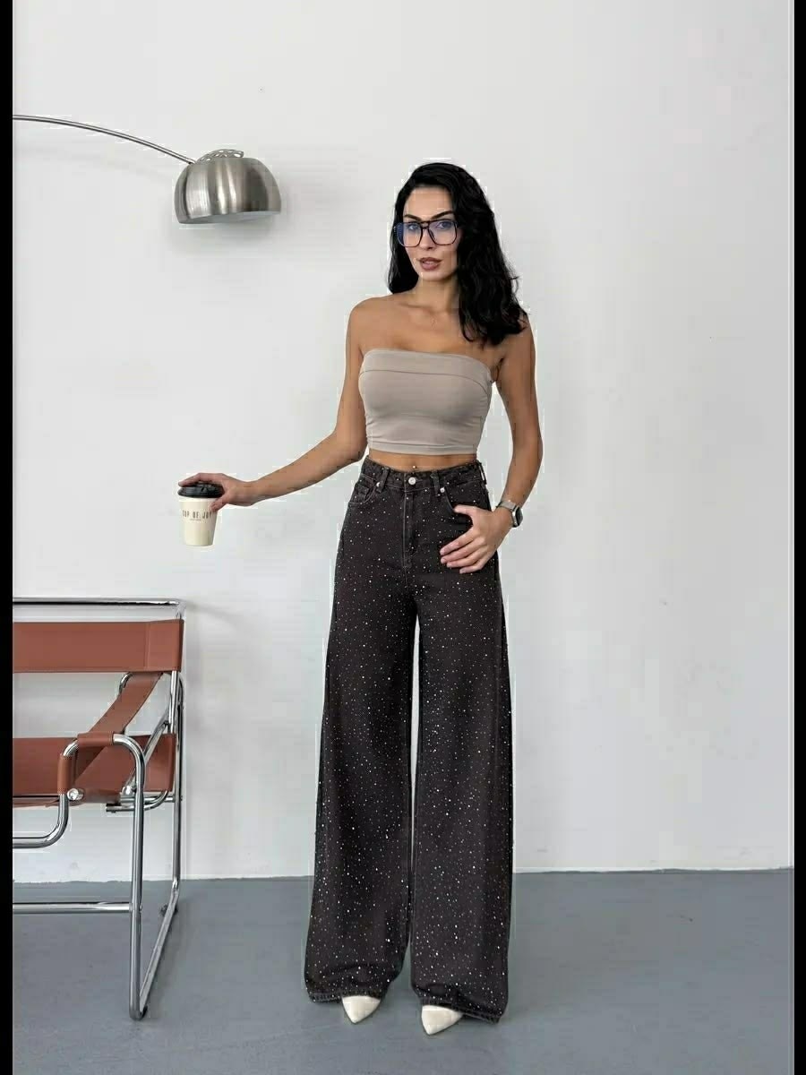 брюки джинсы,брюки с люрексом,палаццо джинсы,джинсы женские