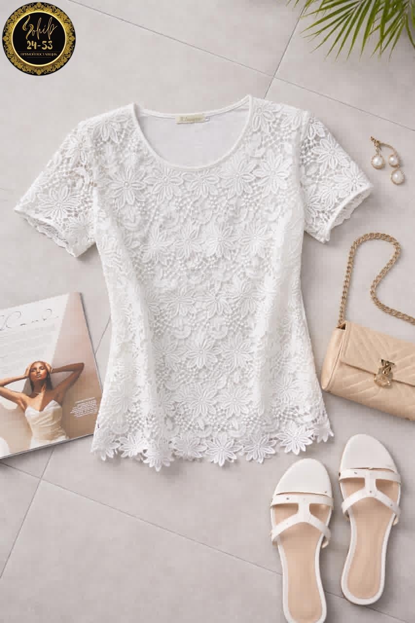 футболка кружевная,летняя блузка,блузка модная,кружевная блузка,футболка с кружевами