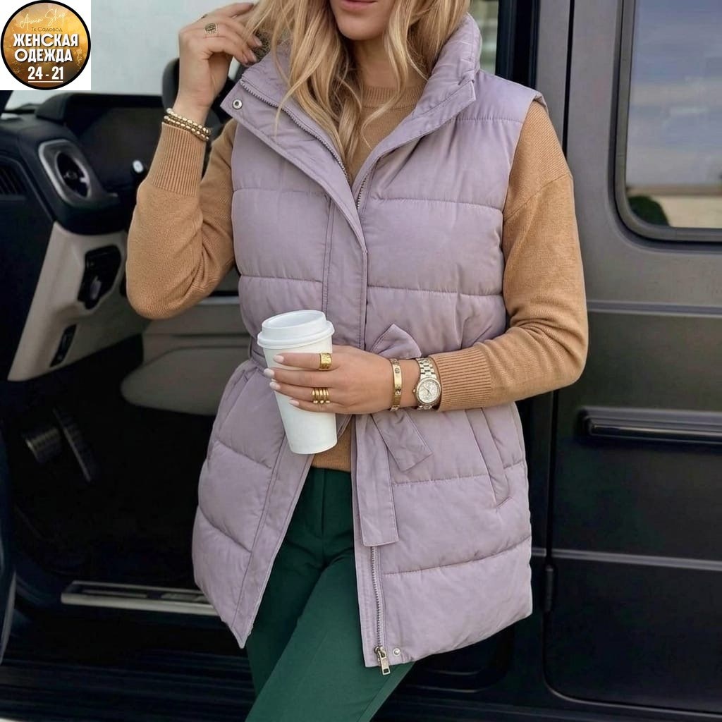 жилетка женская,женский жилет,жилет женский утепленный,жилет удлиненный,жилет теплый