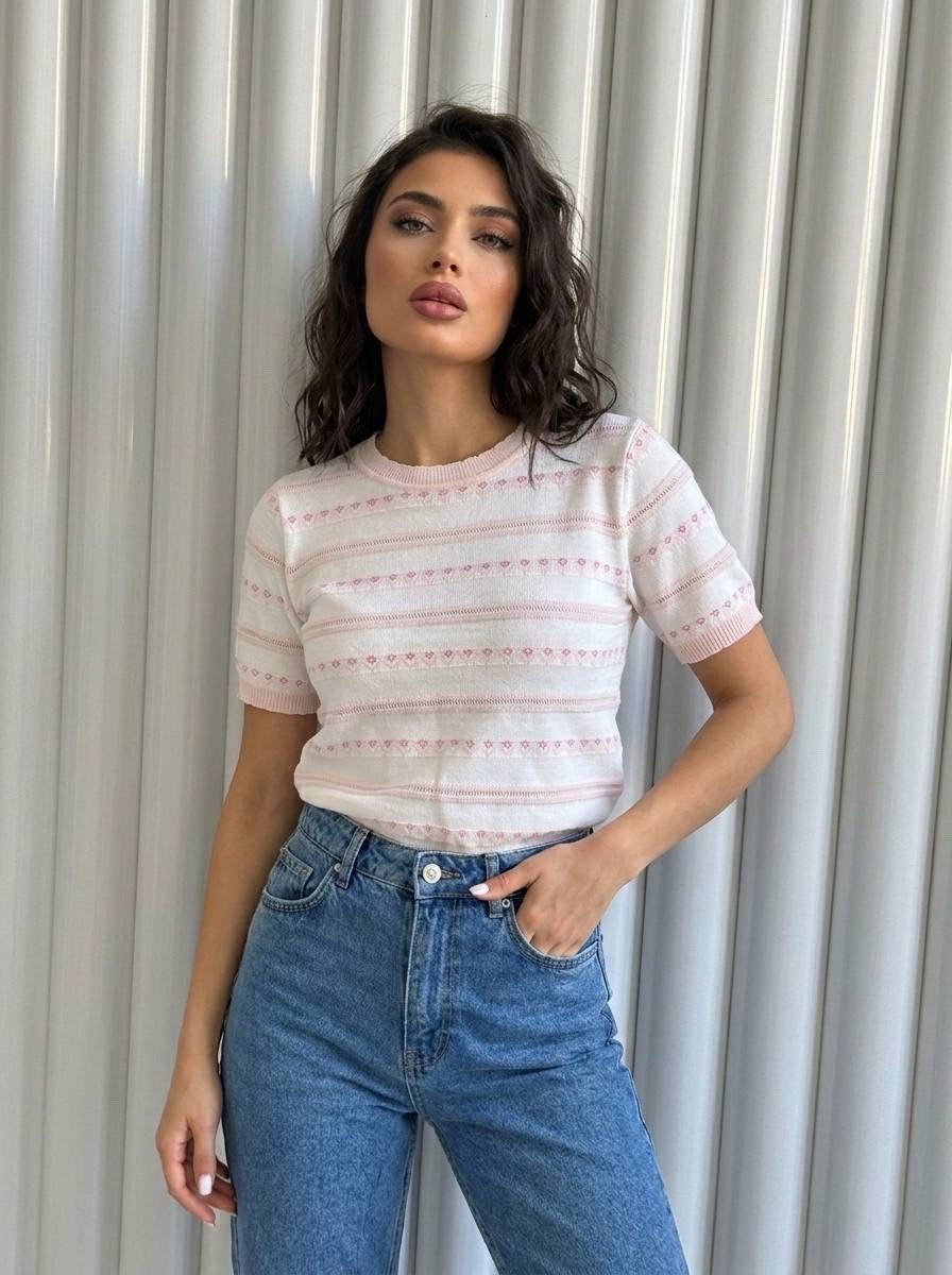 женская кофта,вязаная футболка,футболки женская,футболки для женщин,футболка в полоску