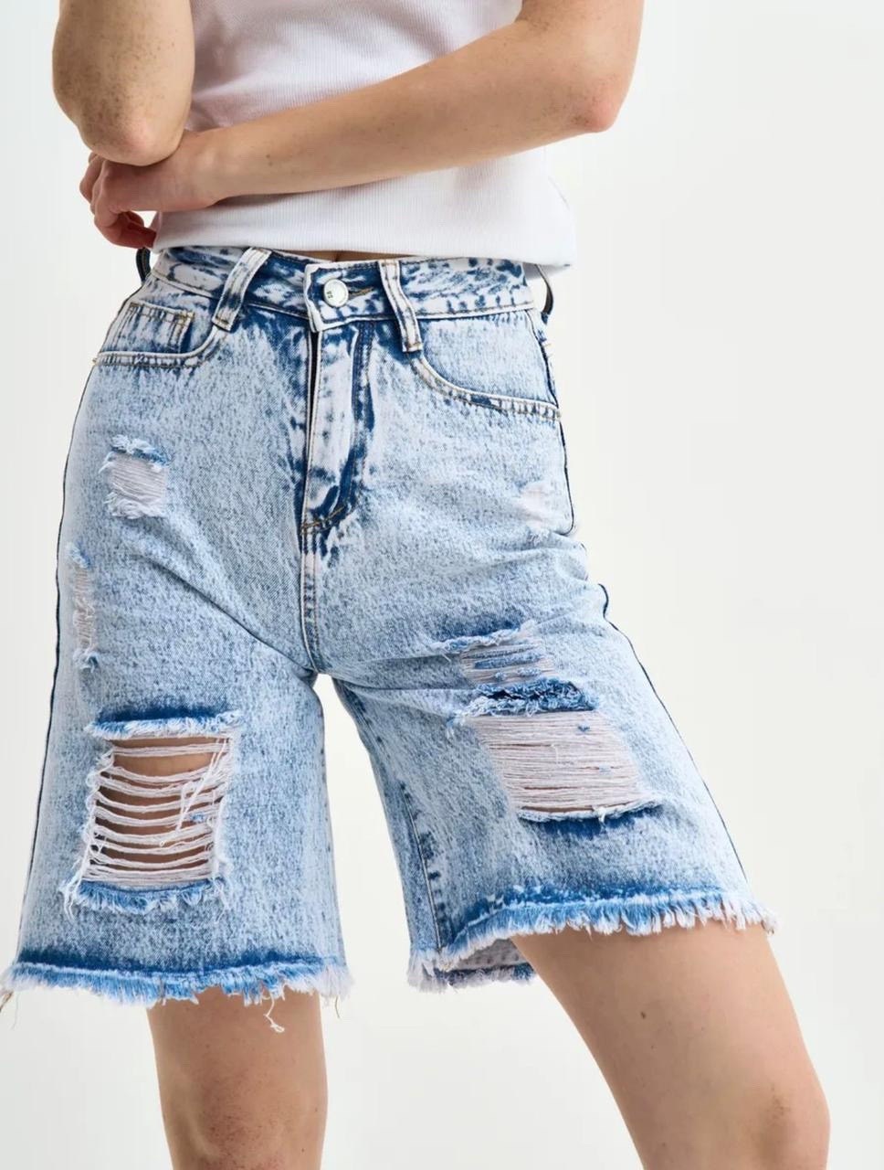джинсовые шорты женские удлиненные рваные,джинсовые шорты,шорты бермуды джинсовые летние с высокой посадкой,женские джинсовые шорты,шорты джинсовые летние бермуды