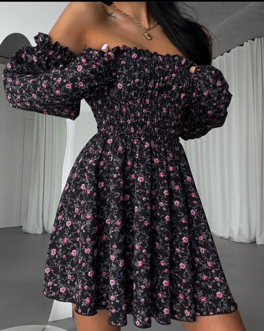 женское платье с принтом,платья,платья мини,платье летнее,платье с открытыми плечам