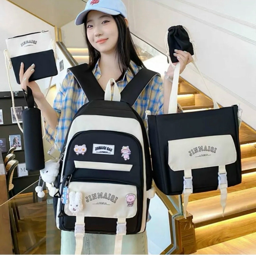 школьный набор рюкзак для девочки/подростков,комплект школьный с рюкзаком 5 в 1,школьный рюкзак для девочек,набор рюкзак,рюкзаки школьный для девочки подростков портфель