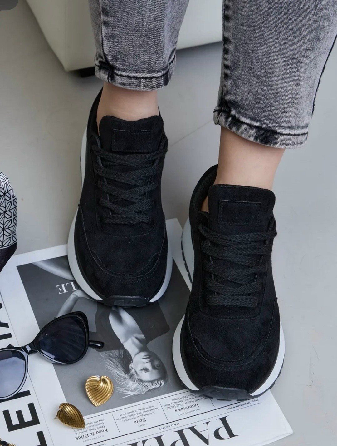 кроссовки женские,кроссовки женские черные,замшевые кроссовки,,кроссовки женские натуральная замша