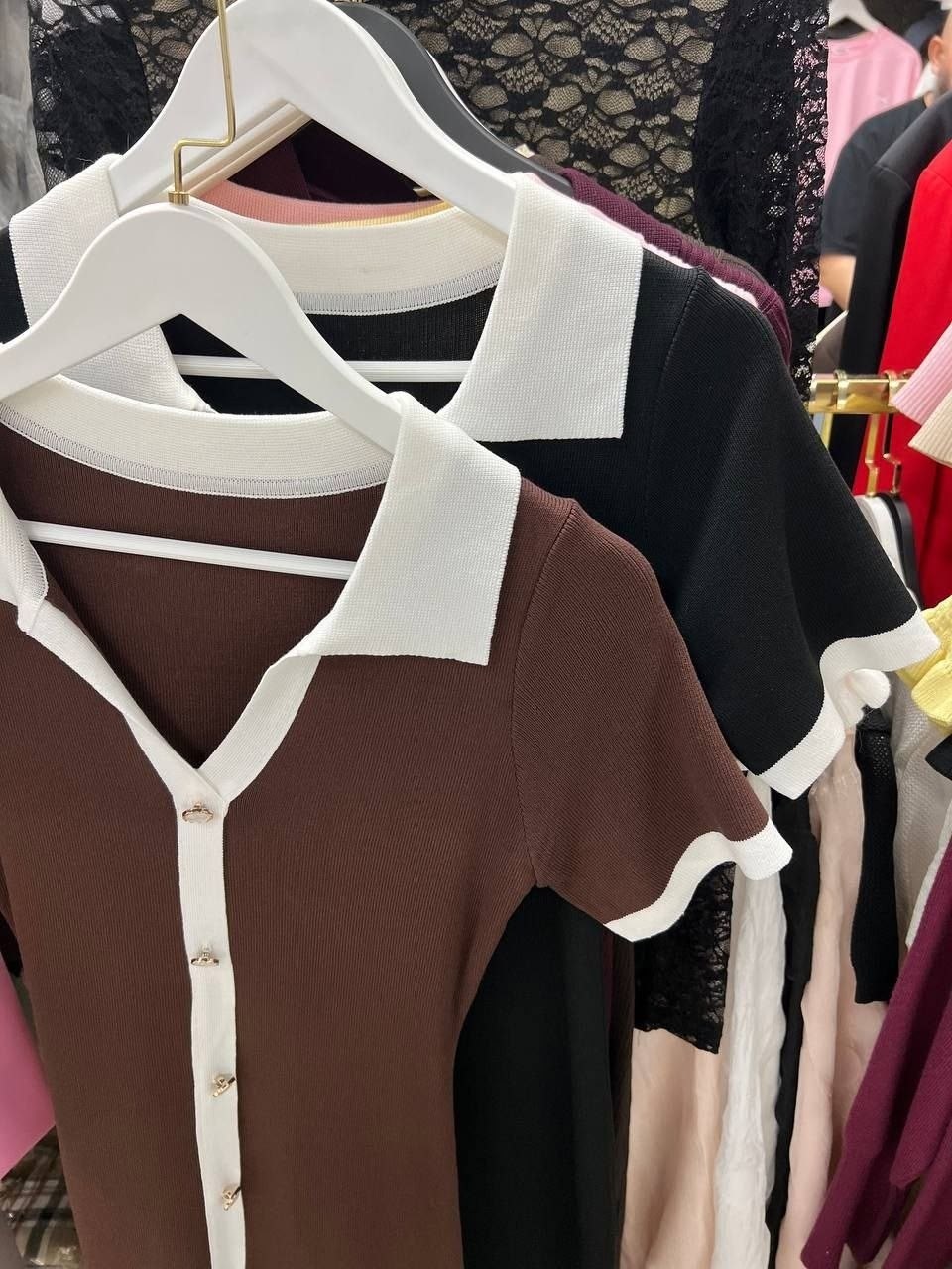 платье женской,женское трикотажное платье-поло элегантное трапециевидное мини-платье в полоску,платья мини,трикотажное платье короткое,трикотажное платье