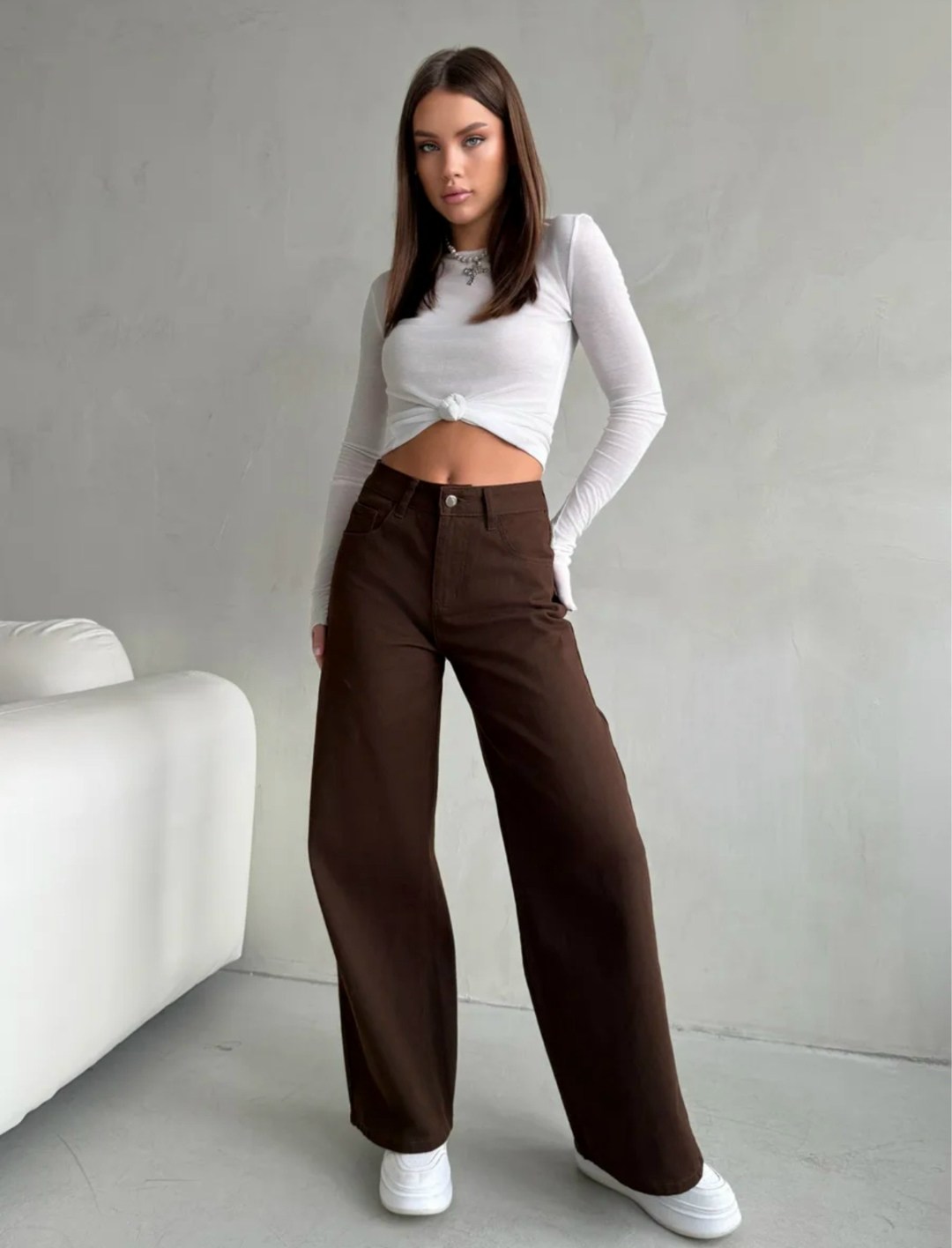 коричневые джинсы женские,коричневые джинсы,джинсы женский look of young коричневый палаццо,джинсы женский kydenim коричневый палаццо,коричневые широкие джинсы