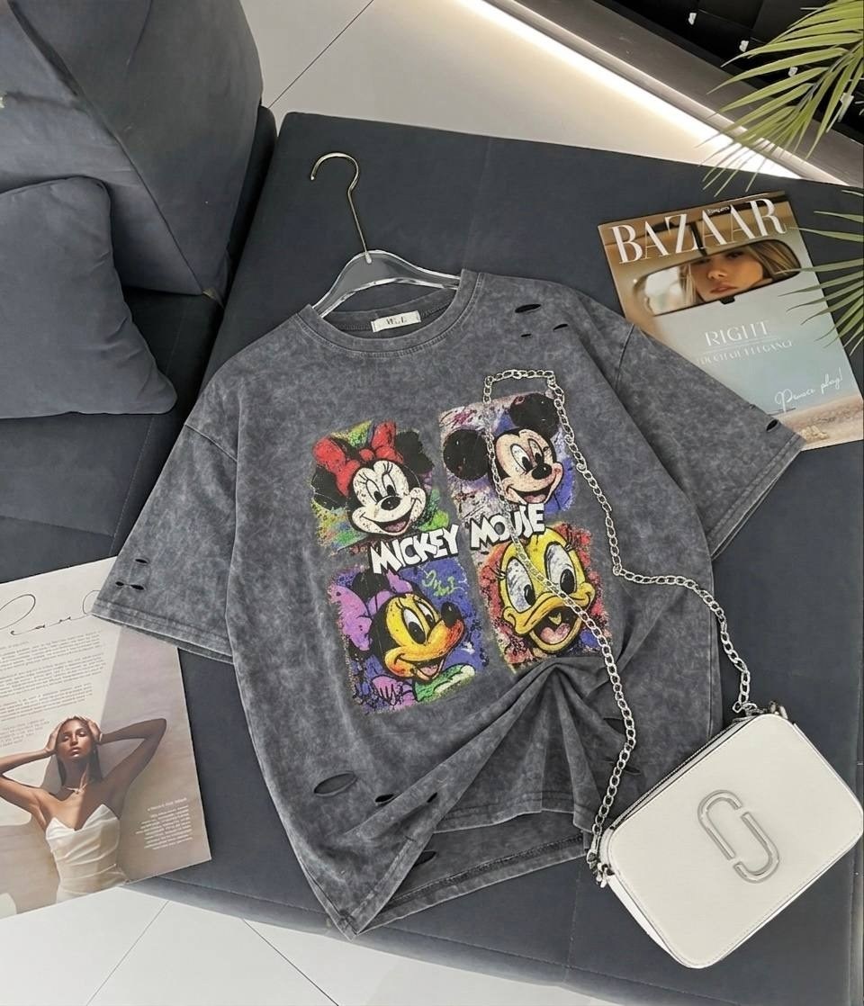футболка оверсайз,футболка женская,женская футболка оверсайз варенка мики маус,футболка оверсайз микки,футболки оверсайз с принтами