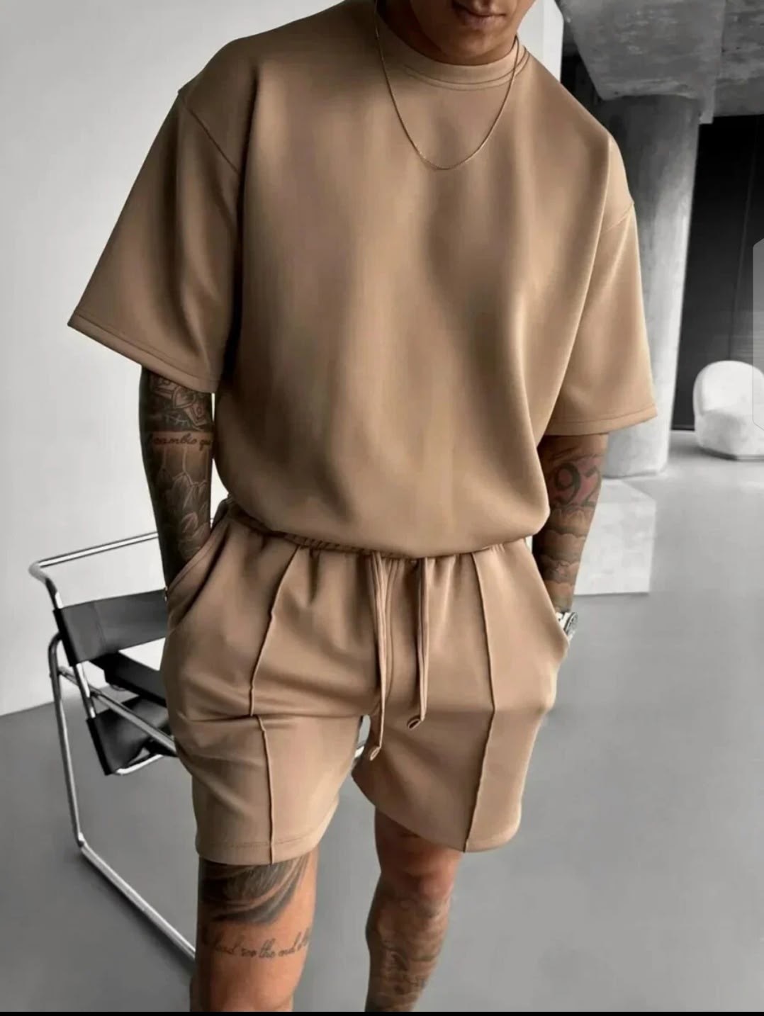 костюм с шортами и футболкой спортивный летний мужской,стильная футболка,спортивный костюм летний мужской с шортами, летняя,мужская мода