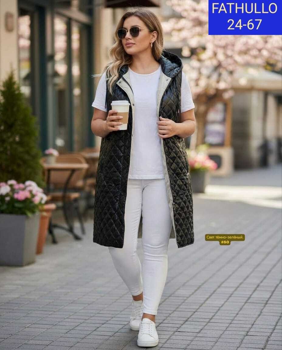 жилетка женская,жилет на синтепоне,удлиненный жилет,жилет удлиненный женский,жилетка на синтепоне