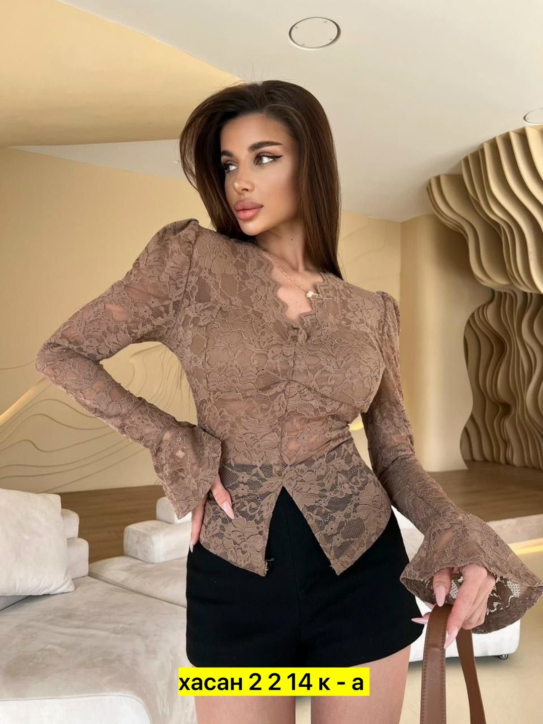 женская кофта,кружевная блузка,,женский кружевной черный топ с длинным рукавом