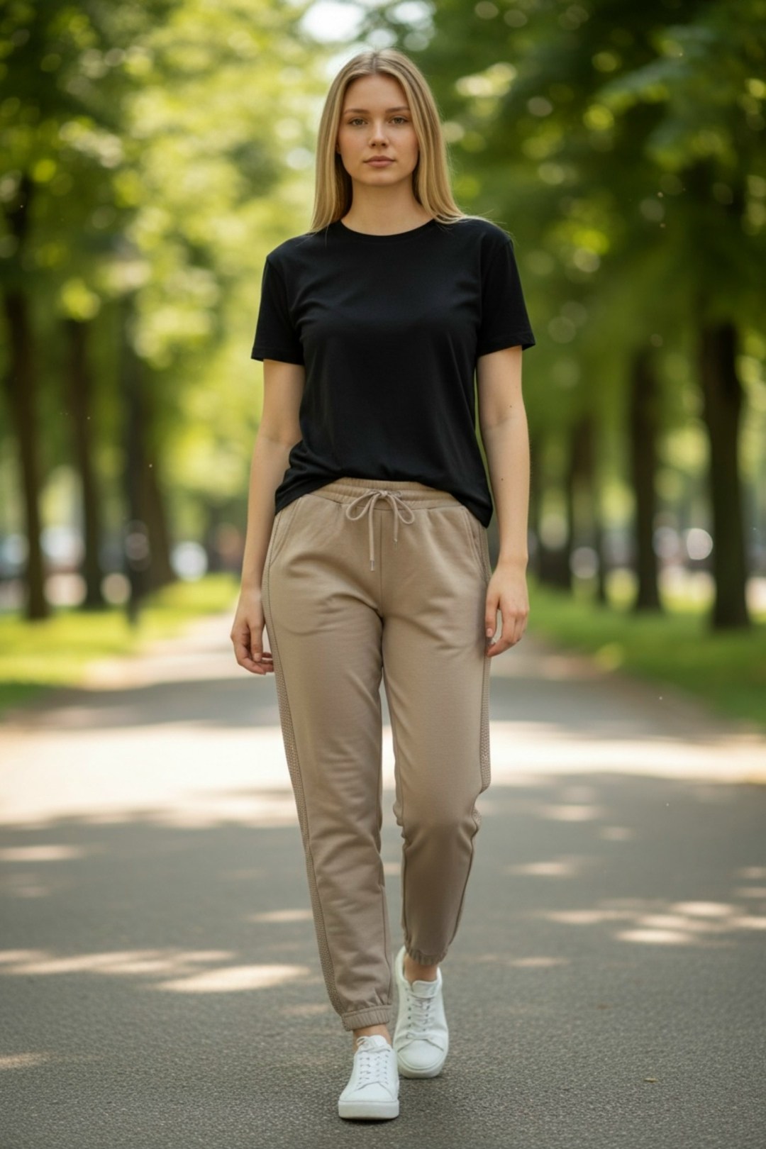 бежевые спортивные штаны женские,брюки джоггеры женские,брюки спортивные женские,брюки спортивные,бежевые спортивные брюки женские