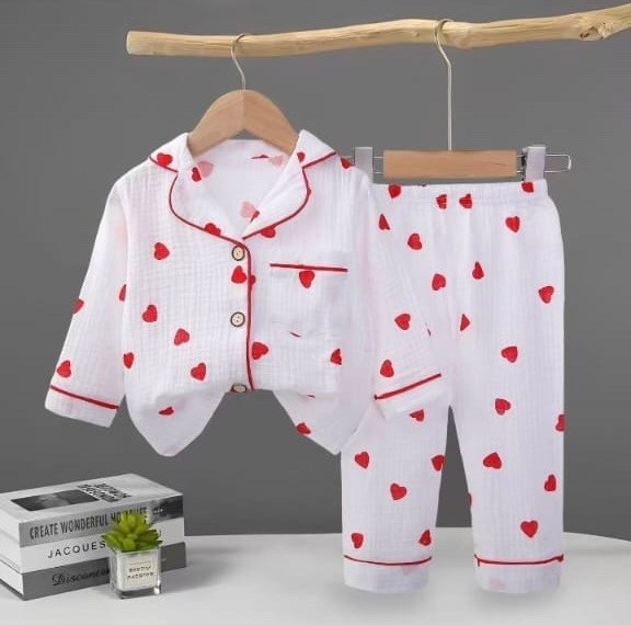 муслиновая пижама для детей,пижама для малыша,пижам,пижама детская,детская пижама из муслина