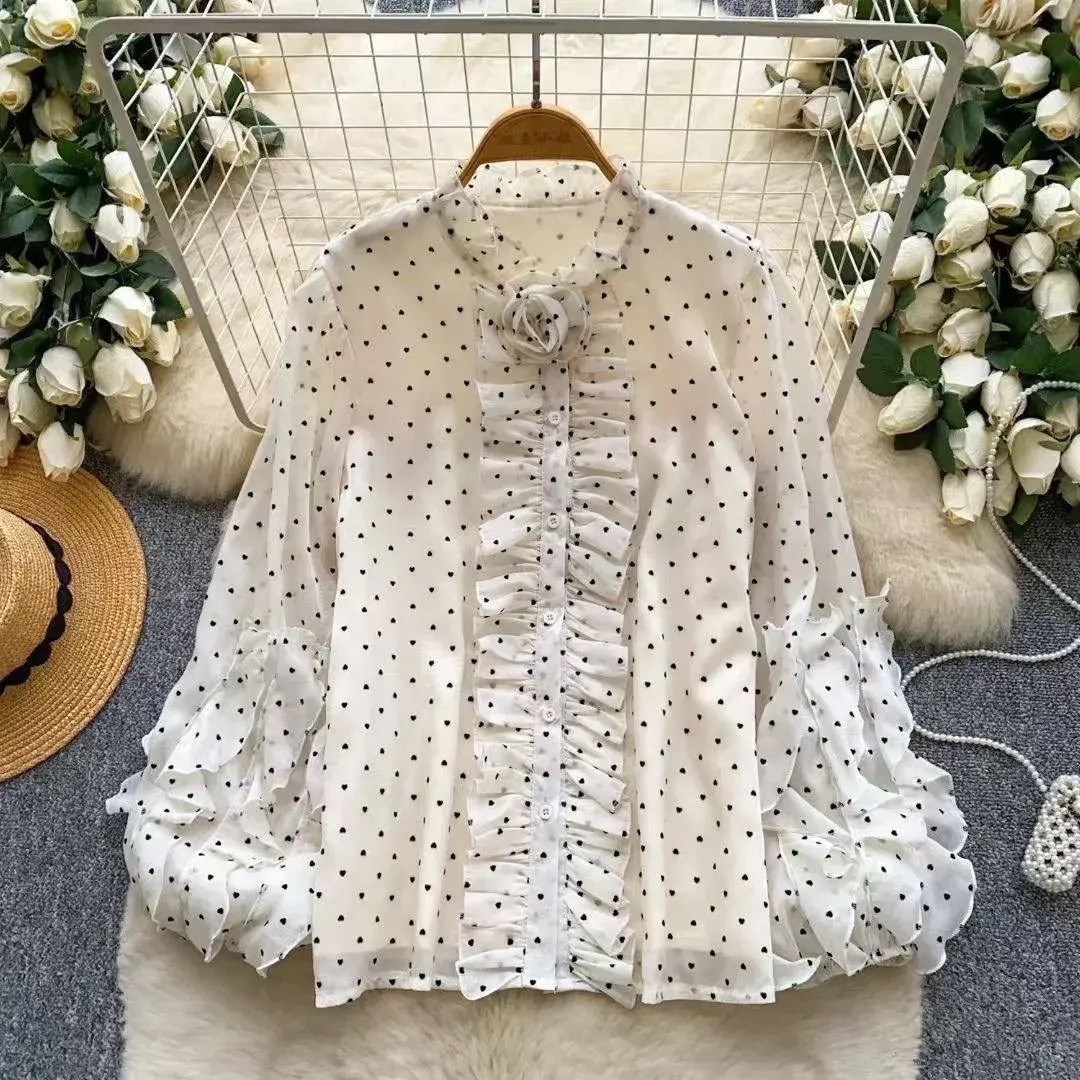 элегантная блузка,женская шифоновая блузка,женская элегантная блузка,модная блузка,блузка с оборками