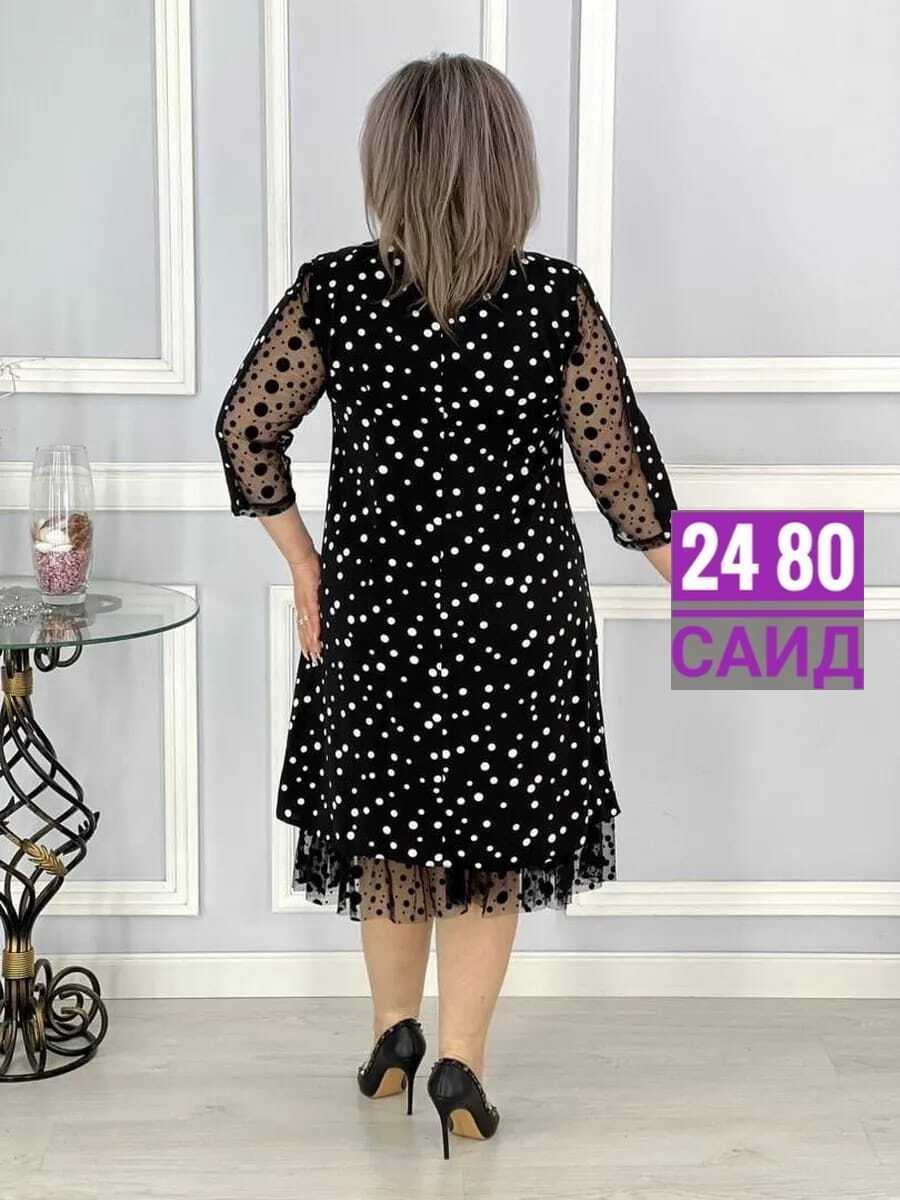 платье больших размеров,платье женское больших размеров,вечернее платье больших размеров нарядное в горошек saliya brand,женское праздничное платье больших размеров,женское платье