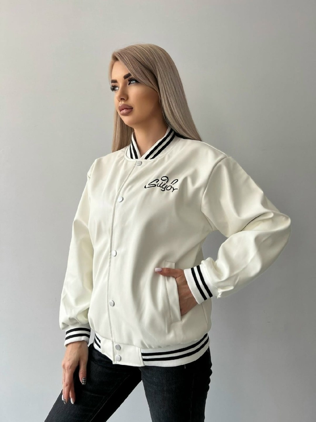 куртка бомбер,бомбер оверсайз куртка из экокожи c&h style,женская куртка бомбер,бомбер женский,куртка бомбер из экокожи