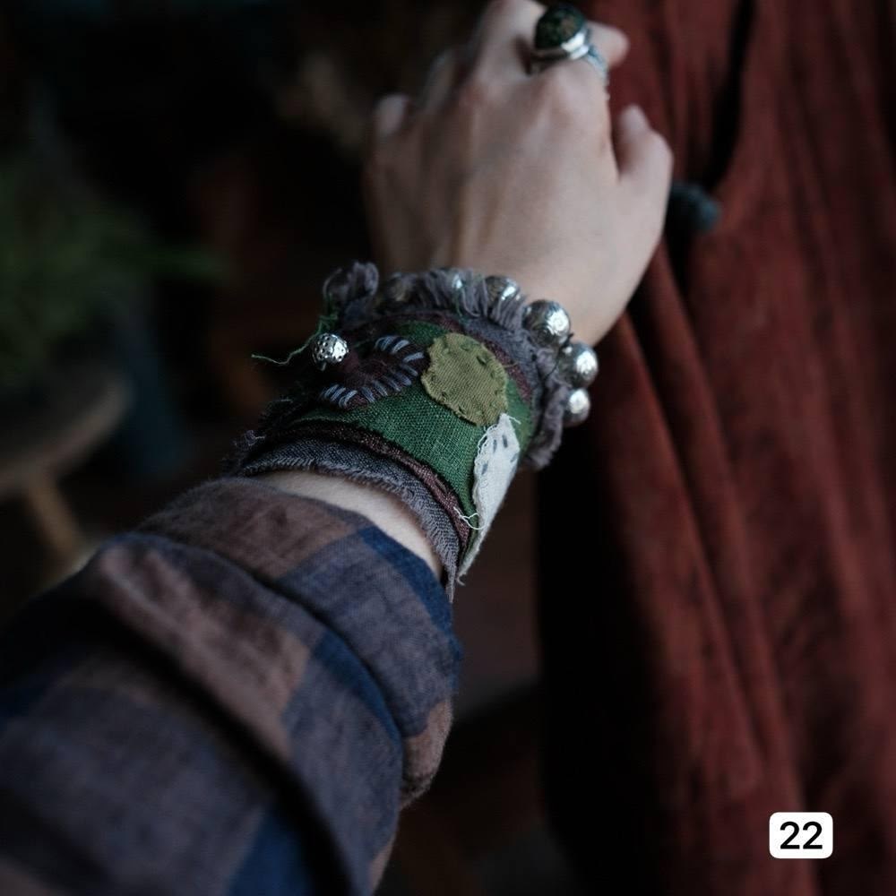 браслет в стиле бохо,браслет текстильный,браслет бохо,украшения бохо,перчатки браслеты
